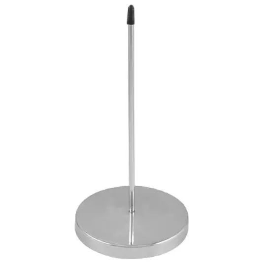 Unique Bargains Stainless Steel Bill Fork Check Spindle Memo Spike Stick Receipt Holder with Solid Base 1 Pc image {5}