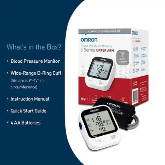 Omron Series 5 Upper Arm Blood Pressure Monitor image {3}