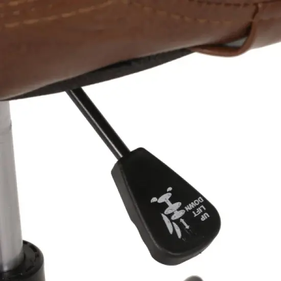 Jarvi Contemporary Upholstered Swivel Office Chair with Rolling Casters - Christopher Knight Home image {10}