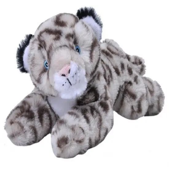 Wild Republic Ecokins Mini Snow Leopard Stuffed Animal, 8 Inches image {1}