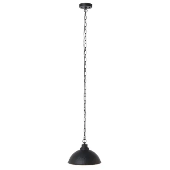 Melila 12" Outdoor Pendant - PLT7019 - Black - Safavieh image {1}
