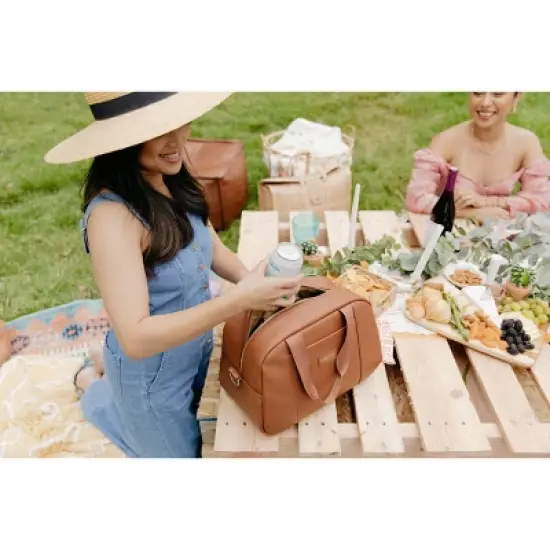 Igloo Luxe Satchel Cooler Bag - Cognac image {3}