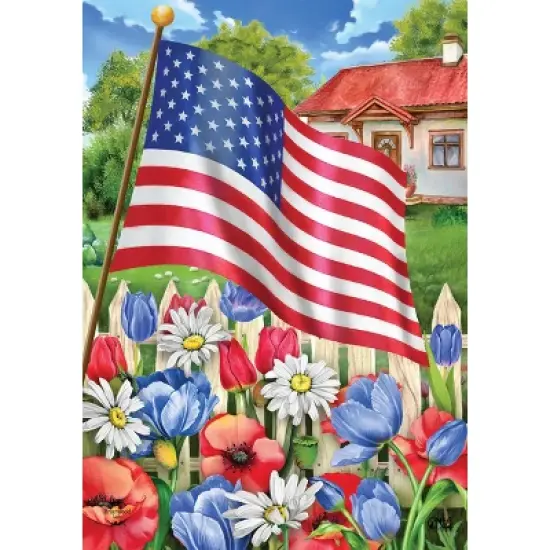 Briarwood Lane Garden Flag 12x18 For Outdoor Americana Garden Summer For Summer Garden Flag Flags For Outside image {4}
