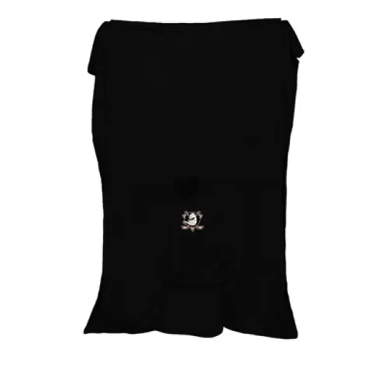 NHL Anaheim Ducks Logo Patch Faux Shearling Bloncho Blanket image {3}