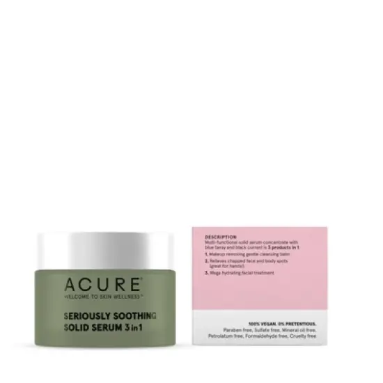 Acure 3-In-1 Seriously Soothing Solid Serum - 1.7 fl oz image {4}
