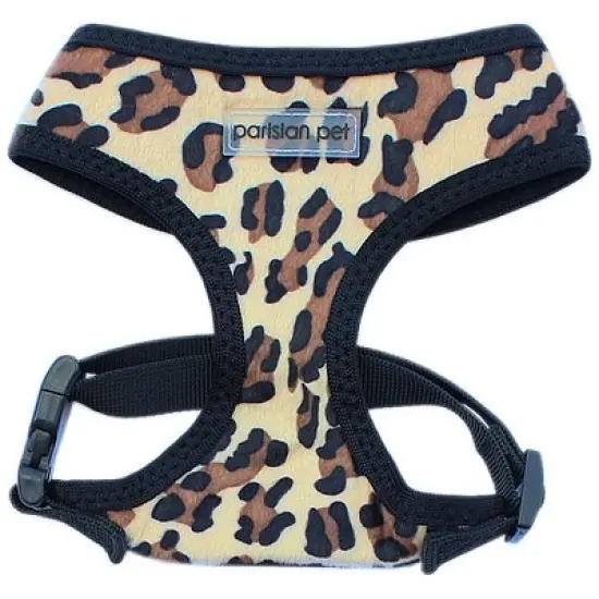 Parisian Pet 'Freedom Harness Leopard' for Dogs & Cats &ndash; Comfortable, Durable Adjustable Leopard Print Pet Harness image {3}