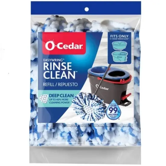 O-Cedar RinseClean Deep Clean Mop Head Replacement Pack image {10}