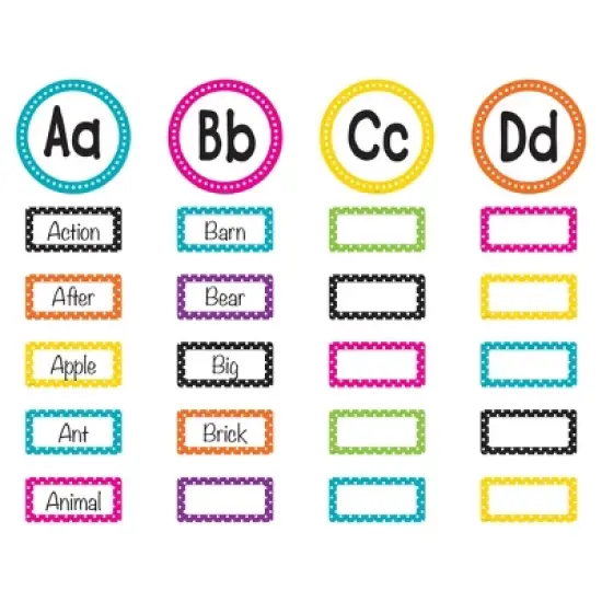 Teacher Created Resources&reg; Polka Dots Word Wall Bulletin Board Display Set image {2}