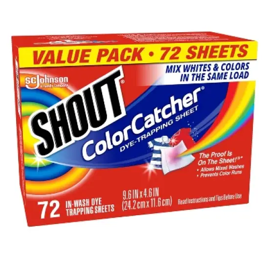 Shout Color Catcher Dye Trapping Sheets - 72ct image {6}