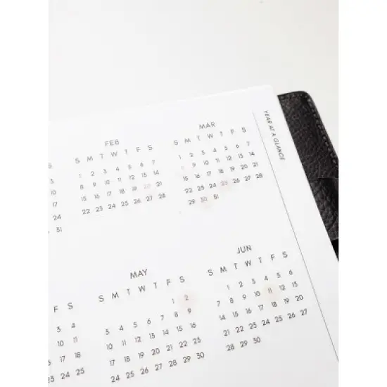 2026 Year At A Glance Planner Dashboard | Cloth & Paper image {1}