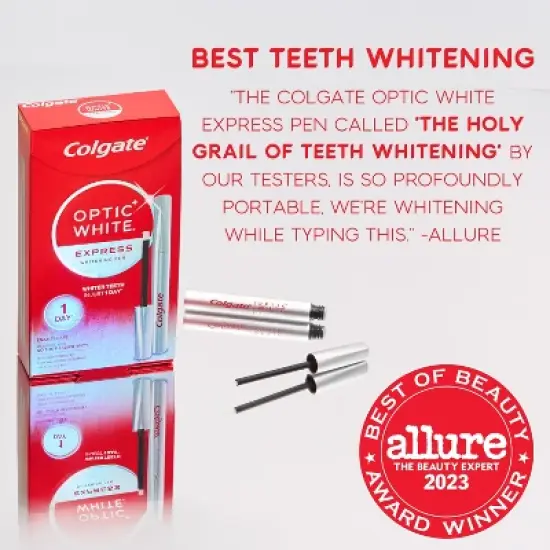 Colgate Optic White Express 7 Day Whitening Treatment Teeth Whitening Pen - 0.08 fl oz image {3}