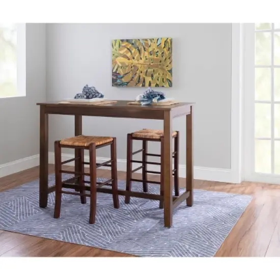 Set of 2 Gianna Backless Counter Height Barstools - Linon image {8}