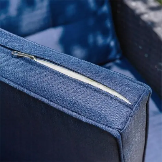 6pc Low-Back Rattan Sofa Set - Captiva Designs image {5}