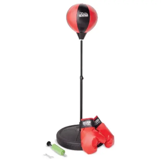 Kidoozie B-Active Adjustable Junior Boxing Set with Boxing Gloves, Stand and Hand Pump. For Kids Ages 5+ image {7}