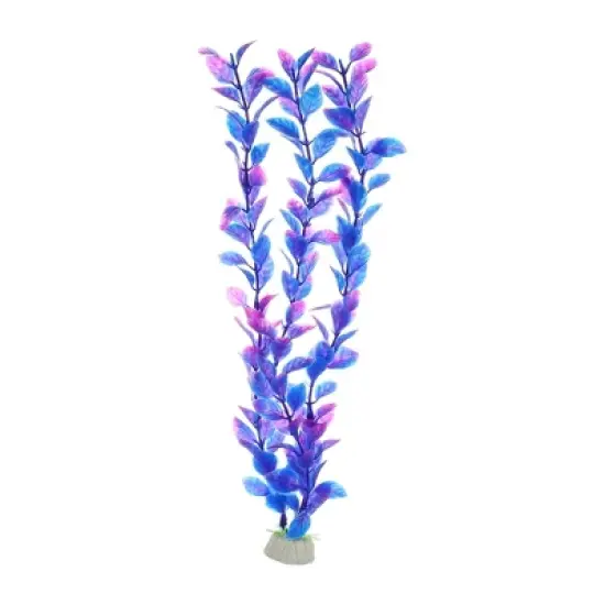 Unique Bargains Aquarium Plants Decorations Artificial Aquatic Plant Purple image {6}