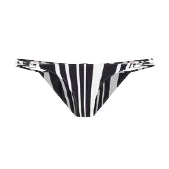 Women's Plus Size Amara Print Bikini Pant - black | CCX image {2}