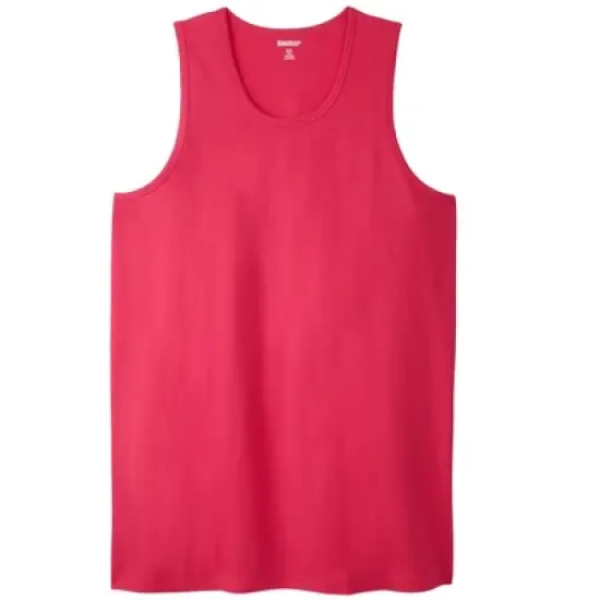 KingSize Men's Big & Tall Shrink-Less&trade; Lightweight Longer-Length Tank image {4}