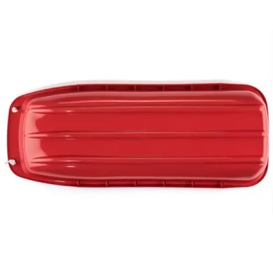 Lucky Bums 2 Pack of Lightweight Plastic Winter Snow Sleds, 48 Inches, Includes a Red 1 Person Sled & a Green 2 Person Sled with Pull Ropes image {4}