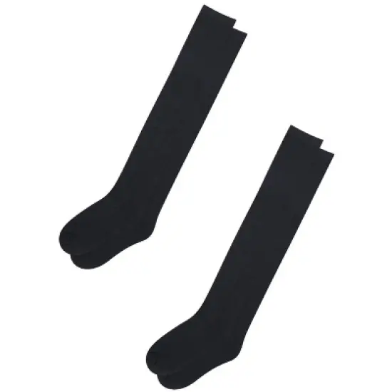 INSPIRE CHIC Women's Elastic Cuffs Stretchy Over Knee Thigh High Socks 2 Pairs image {5}