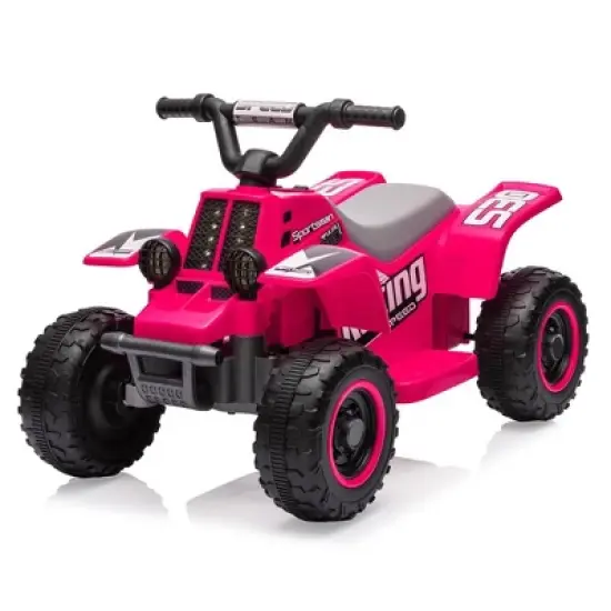 6V Kids Ride On Electric ATV, Ride Car with LED Headlights image {10}