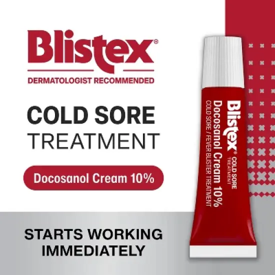Blistex Cold Sore and Fever Blister Treatment Cream - Docosanol - 0.07oz image {1}