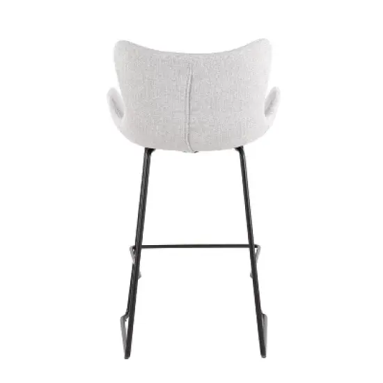 Set of 2 Tara Contemporary Counter Height Barstools - LumiSource image {4}