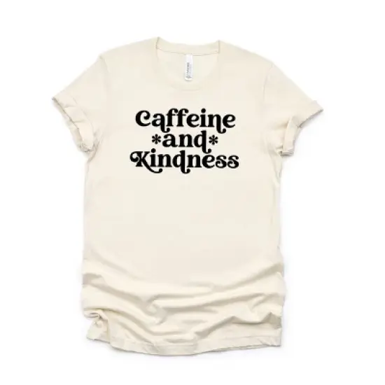 Simply Sage Market Women's Caffeine And Kindness Short Sleeve Graphic Tee image {3}