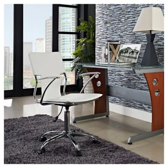 Studio Office Chair White - Modway image {4}