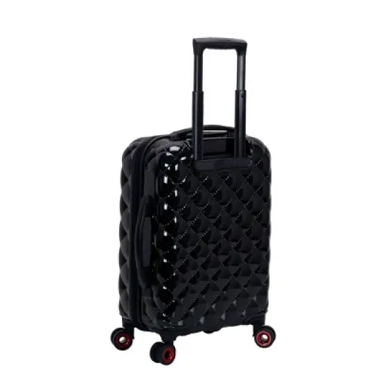 Rockland Quilt 3pc Hardside Polycarbonate Luggage Set - Black image {1}