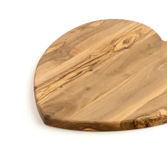 Berard Olivewood Cutting Board, Heart Shape, 11 x 6.7 x 0.63" image {1}