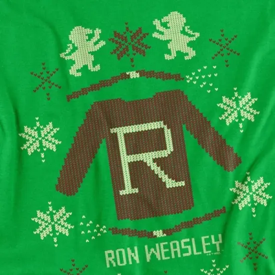Toddler Boys' Harry Potter Ron Weasley Christmas Sweater Print T-Shirt image {2}