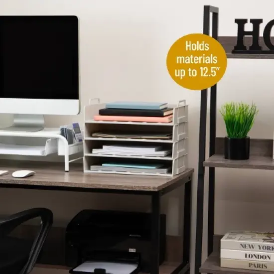 Mind Reader Organizer File Storage Plastic image {1}