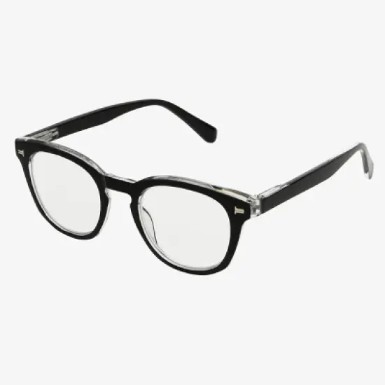 Women's Plastic Round Blue Light Filtering Glasses - Universal Thread&trade; Black Diopter image {1}
