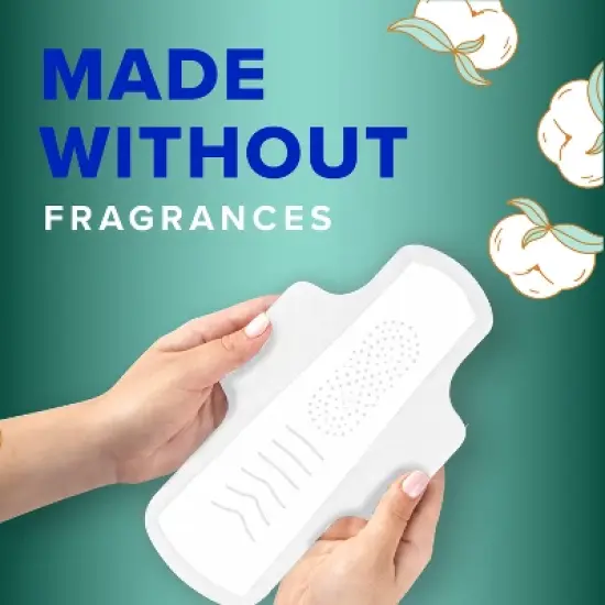 Always Pure Cotton Overnight Pads with Wings - Size 4 image {6}