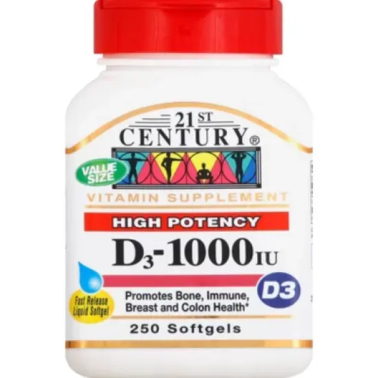 21st Century Vitamin D3 250 ea image {5}