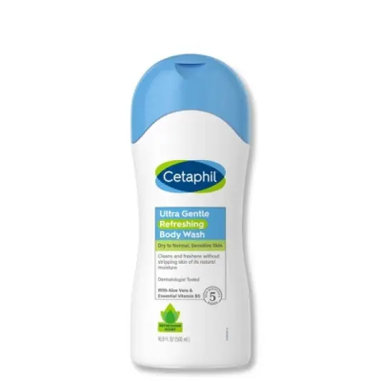 Cetaphil Ultra Gentle Body Wash - Refreshing Scent - 16.9 fl oz image {2}