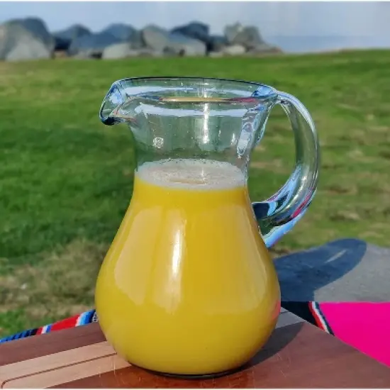 Dos Sue&ntilde;os Mexican Hand Blown  Pitcher - Natural - 84oz image {5}