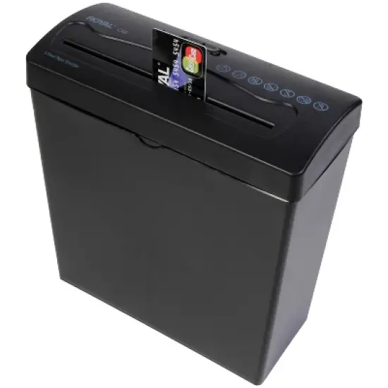 Royal&reg; CX6 6-Sheet Crosscut Shredder with Basket in Black image {5}