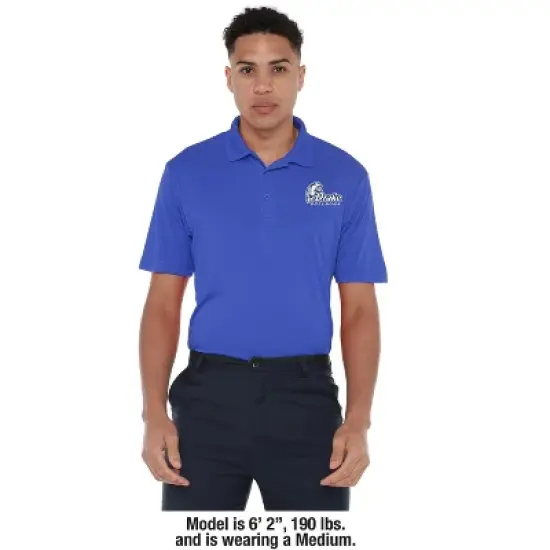 Men's Drake University Adult Polo Left Chest Logo image {2}