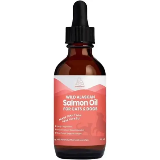 Wild Alaskan Salmon Oil for Cats & Small Dogs, Supports Skin, Coat, Joint & Overall Well-Being, Pure & Premium Alaskan Salmon Oil- W/ No Fillers, 2 oz image {6}