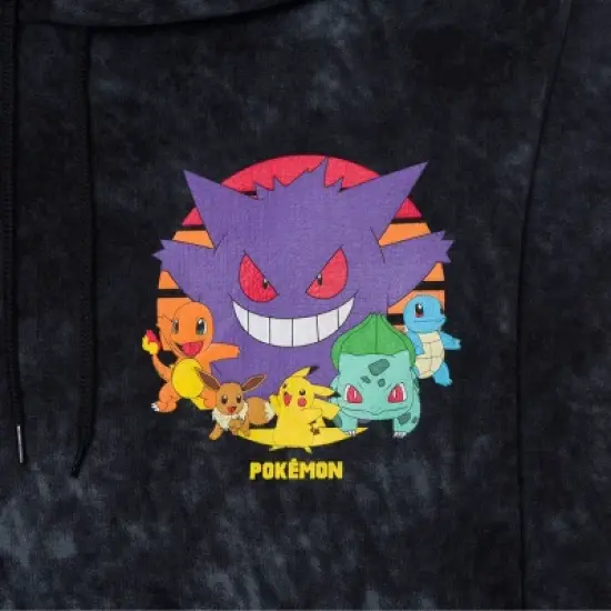 Men's Pokemon Graphic Pullover Sweatshirt - Black image {1}