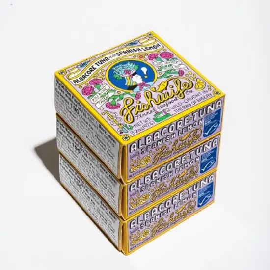 Fishwife Tinned Seafood Co Albacore Tuna with Spanish Lemon - 3.2oz image {3}