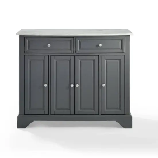Avery Kitchen Island Gray - Crosley image {1}