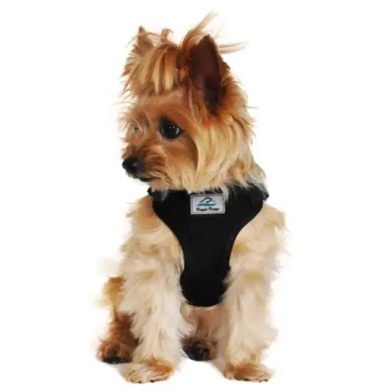 Doggie Design Wrap and Snap Choke Free Dog Harness - Black image {5}