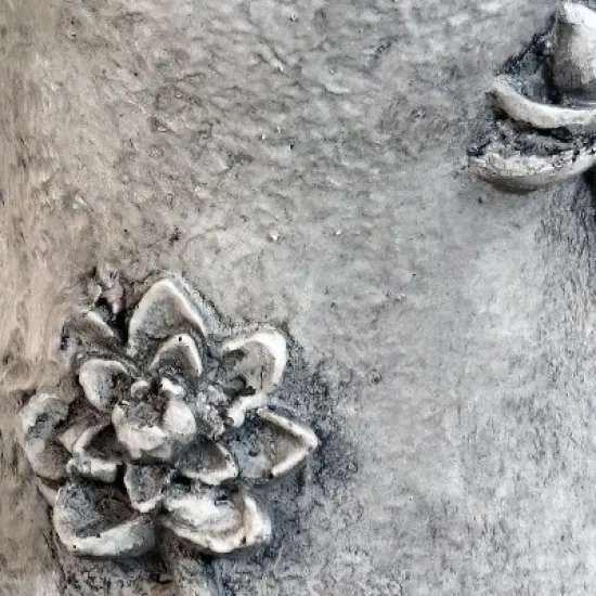 Sunnydaze Outdoor Polyresin Fairy Flower Solar Powered Water Fountain Feature with Battery Backup - 42" image {4}