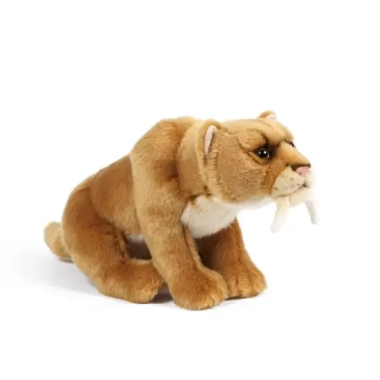 Living Nature Sabre Toothed Tiger Plush Toy image {1}