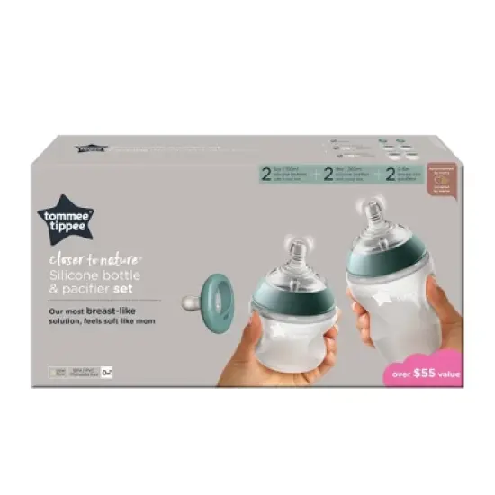 Tommee Tippee First Years Silicone Baby Bottle Set - 6ct image {6}