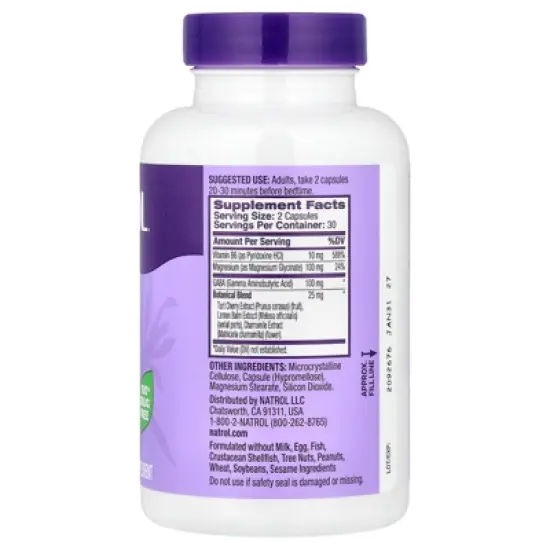 Natrol Sleep & Restore, Melatonin Free, 60 Capsules image {1}