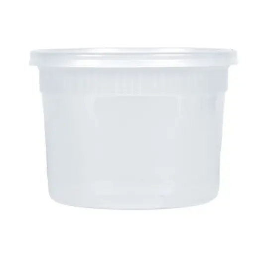 Posh Setting 8 oz + 16 oz + 3 2oz  Deli Containers With Lids Combo -  8 + 20 + 20 Count image {2}