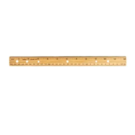 Charles Leonard Economy Wood Ruler, Pack of 48 image {2}